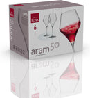 RONA Aram Wijnglazen - Gehard Kristalglas - Rode en Witte Wijnglazen - 6 stuks