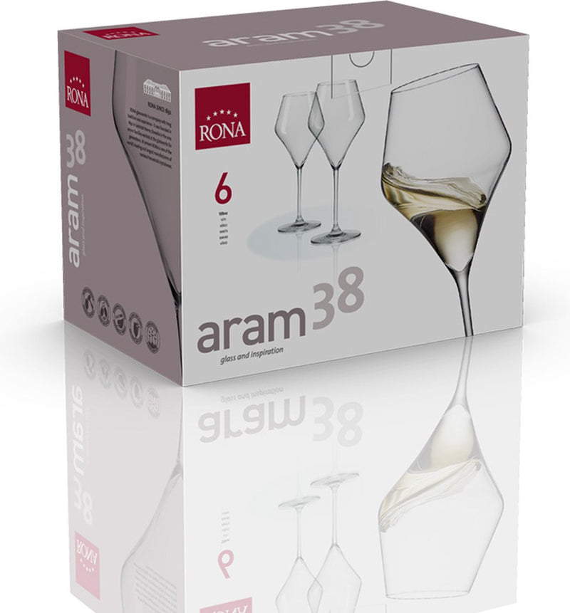 RONA Aram Wijnglazen - Gehard Kristalglas - Rode en Witte Wijnglazen - 6 stuks