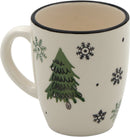 Kerstmok met Kerstboom Decoratie - Kerstservies - 350 ml - Set van 6 stuks