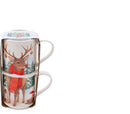 Set van 8 Kerstmokken – Feestelijke Kerst Bekers – 265 ml – Diverse Kerstprints