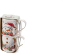 Set van 8 Kerstmokken – Feestelijke Kerst Bekers – 265 ml – Diverse Kerstprints