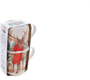 Set van 8 Kerstmokken – Feestelijke Kerst Bekers – 265 ml – Diverse Kerstprints