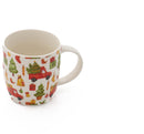 Kerstmokken Set van 4 – 325 ml – 4 Verschillende Prints – Kerstmok Set
