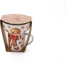 Kerst Ontbijtset 8-delig – 4 Mokken en 4 Kommen – Set van 4 Duo’s – Kerst Thema