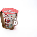 Kerst Ontbijtset 8-delig – 4 Mokken en 4 Kommen – Set van 4 Duo’s – Kerst Thema