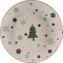 24-delig Kerstservies voor 6 Personen – Porselein – Dinerborden, Ontbijtborden, Diepe Borden & Kommen – Kerstboom Design