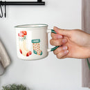 Grote Kerst Mokken Porselein – 300 ML – Set van 2 – Sneeuwpop Kerstboom Kerstsokken Design