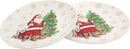 Kerstborden - Dinerborden - 26,5 CM - Kerstman & Kerstboom Designs