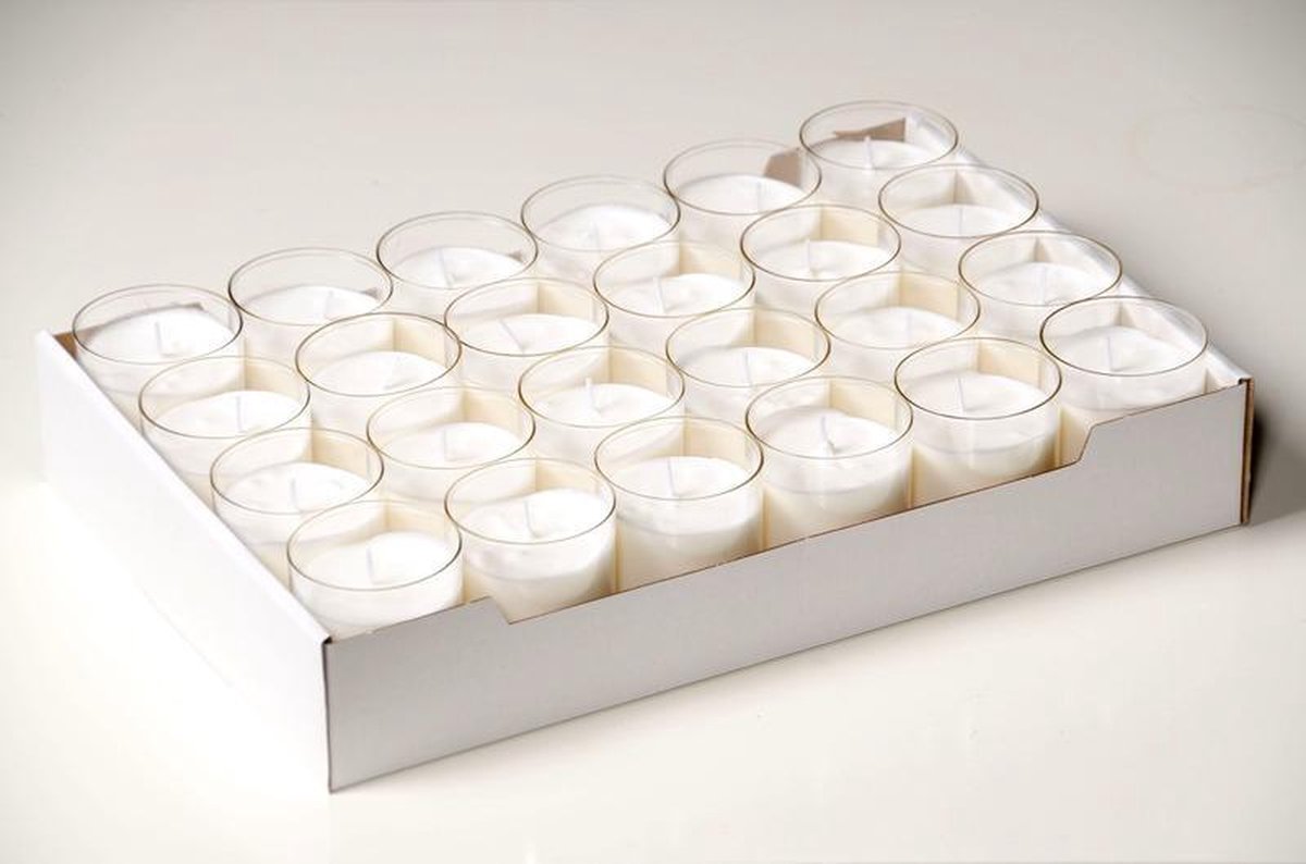 Horeca Candles - Premium Theelichtjes Wit, Geurloos - Set van 50 Stuks - Brandtijd 8 Uur Horeca Candles - Premium Theelichtjes Wit, Geurloos - Set van 50 Stuks - Brandtijd 8 Uur