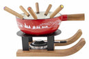 Cosy & Trendy Aspen Fondueset – Gietijzer – Rood – Inclusief Brander & Fonduevorkjes