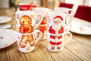 Set van 8 Kerstmokken – Feestelijke Kerst Bekers – 265 ml – Diverse Kerstprints