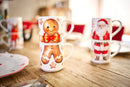 Set van 8 Kerstmokken – Feestelijke Kerst Bekers – 265 ml – Diverse Kerstprints