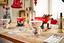 Kerst Ontbijtset 8-delig – 4 Mokken en 4 Kommen – Set van 4 Duo’s – Kerst Thema