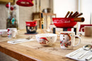 Kerst Ontbijtset 8-delig – 4 Mokken en 4 Kommen – Set van 4 Duo’s – Kerst Thema