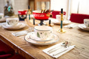 24-delig Kerstservies voor 6 Personen – Porselein – Dinerborden, Ontbijtborden, Diepe Borden & Kommen – Kerstboom Design