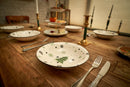 Diepe Porseleinen Kerst Borden met Kerstboom Design - Kerstservies - 21CM - 6 stuks