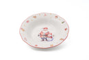 Kerst Diepe Borden Set van 6 – Ø 22 cm – Porselein – 3 Verschillende Kerstprints – 2 van Elke Print – Kerstservies