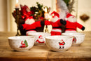 Vrolijk Kerstman Kommetje – Perfect voor de Feestdagen! - Volumekorting bij 4 en 8 stuks