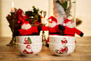 Vrolijk Kerstman Kommetje – Perfect voor de Feestdagen! - Volumekorting bij 4 en 8 stuks