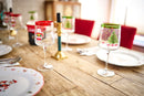 Kerst Wijnglazen Set van 6 – Feestelijke Kerstprints – 430 ml