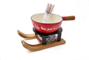 Cosy & Trendy Aspen Fondueset – Gietijzer – Rood – Inclusief Brander & Fonduevorkjes