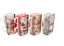 Set van 8 Kerstmokken – Feestelijke Kerst Bekers – 265 ml – Diverse Kerstprints