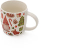 Kerstmokken Set van 4 – 325 ml – 4 Verschillende Prints – Kerstmok Set