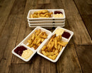 Duurzaam Frietbakje Met Sausbakje - Voor Patat Friet En Snacks - Snackschaal - Vaatwasserbestendig - Volumekorting