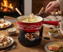 Cosy & Trendy Aspen Fondueset – Gietijzer – Rood – Inclusief Brander & Fonduevorkjes