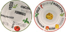 Porseleinen Pastaborden - Diepe Borden  - 6 stuks - 27 CM - Italiaans