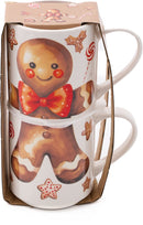 Set van 8 Kerstmokken – Feestelijke Kerst Bekers – 265 ml – Diverse Kerstprints