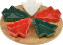Homecookingchef - Kerst&Meer - Tapasschaal Kerst - Kerstboom - 5 Delen - Feestelijk