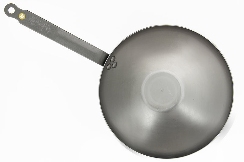 De Buyer Mineral B - Wokpan - Plaatstaal met Bijenwas - Zonder Anti Aanbaklaag - 28CM