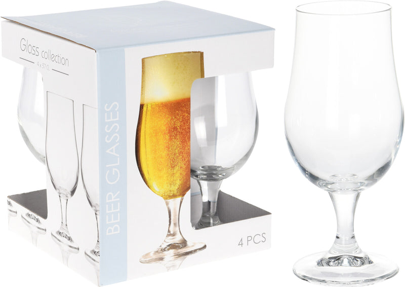 Homecookingchef - Drinks&More - Bierglazen - 37CL- Set van 4