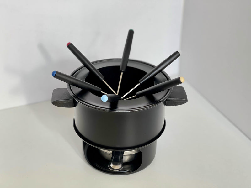 Fonduestel met 6 vorken, super scherp geprijsd