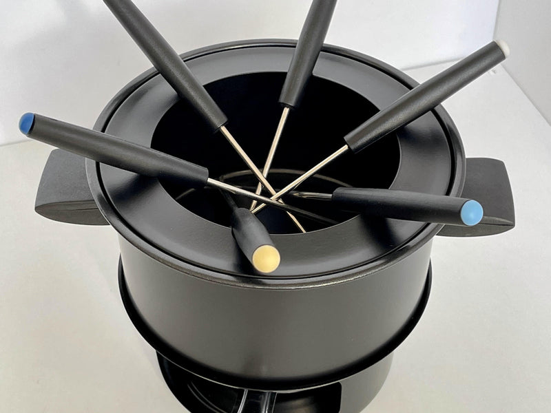 Fonduestel met 6 vorken, super scherp geprijsd