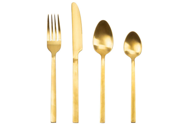 24-delige Vintage Bestekset Goud